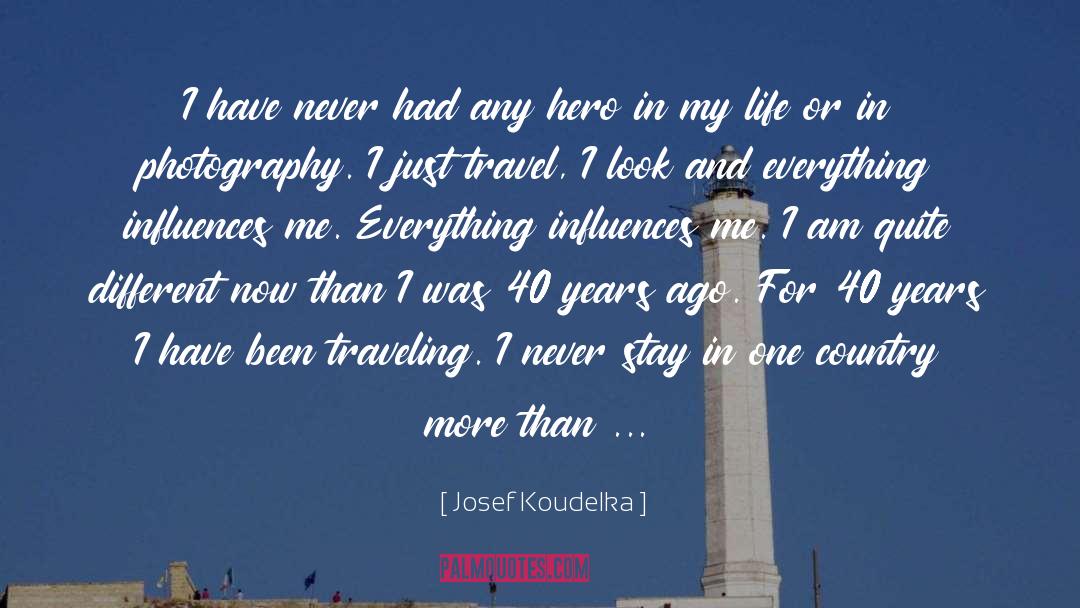 40 Years Marriage Anniversary quotes by Josef Koudelka