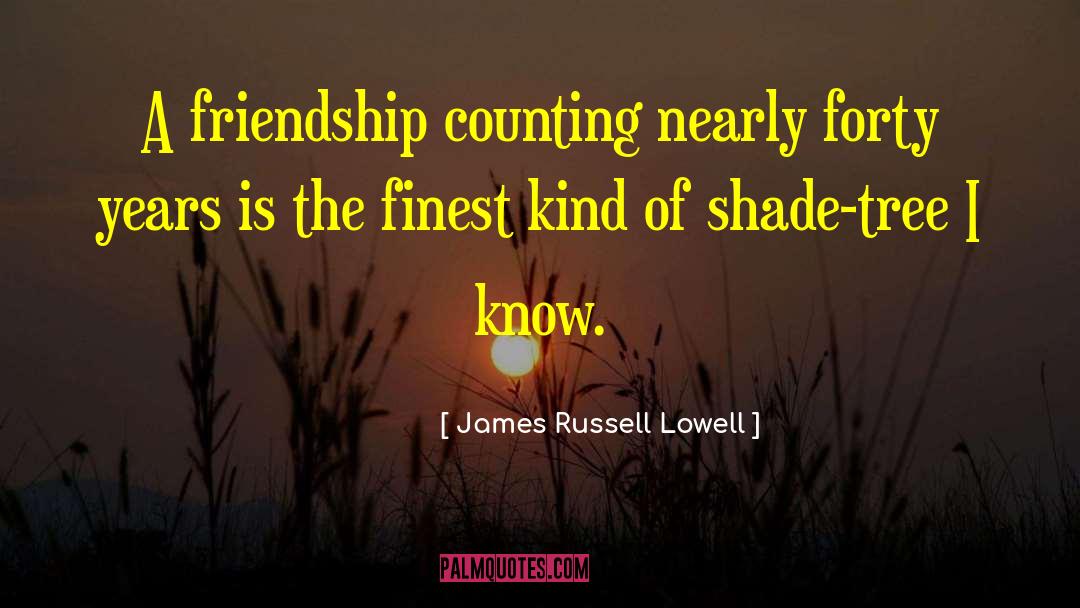 40th Birthday quotes by James Russell Lowell