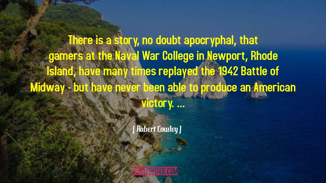 424b Newport quotes by Robert Cowley