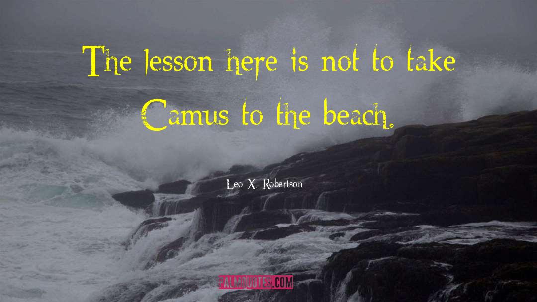 45rpm Beach quotes by Leo X. Robertson