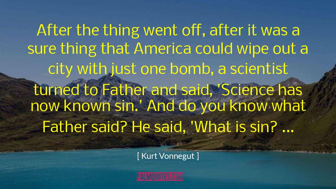 4chan Fake Science quotes by Kurt Vonnegut