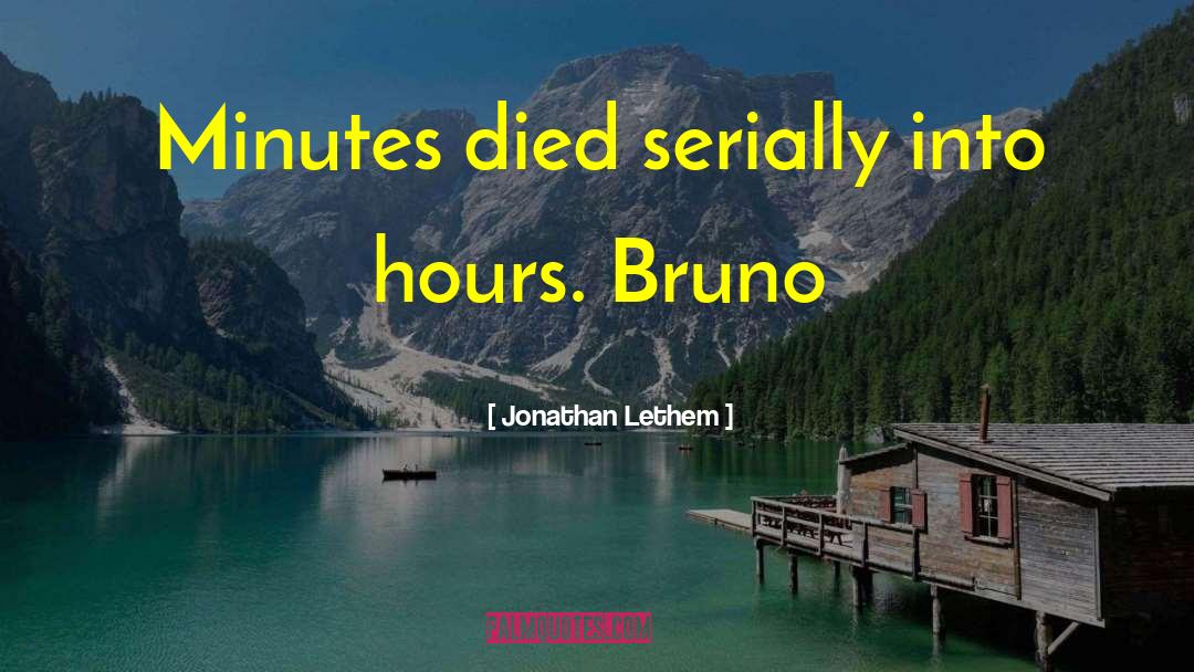 5 Minutes quotes by Jonathan Lethem