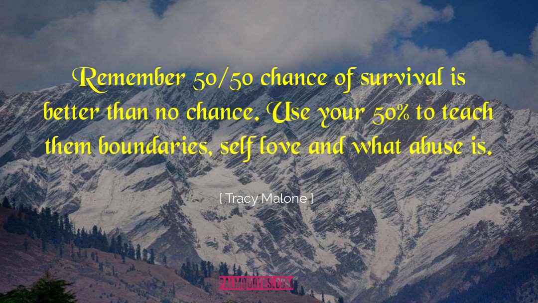 50 50 quotes by Tracy Malone