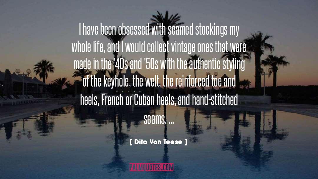 50s quotes by Dita Von Teese