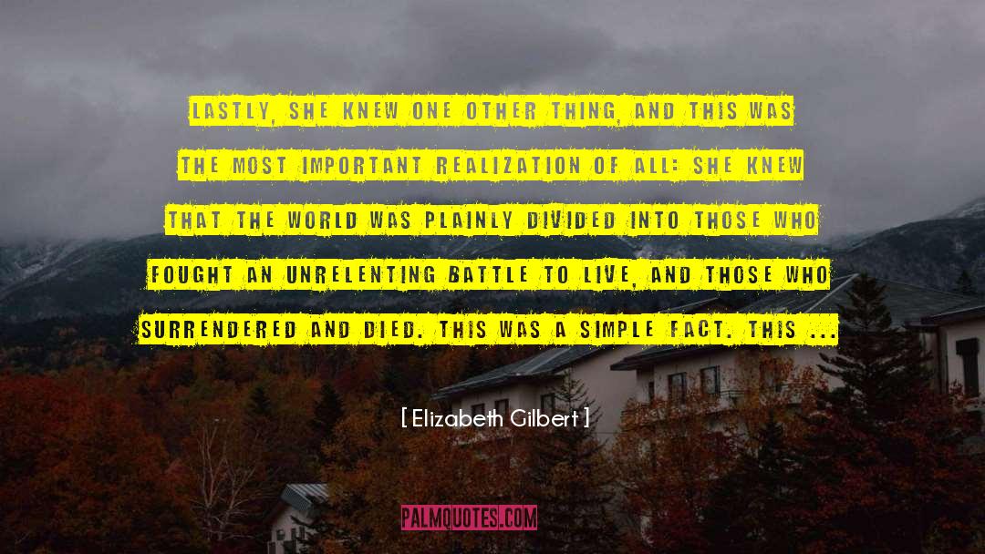 558 Divided quotes by Elizabeth Gilbert