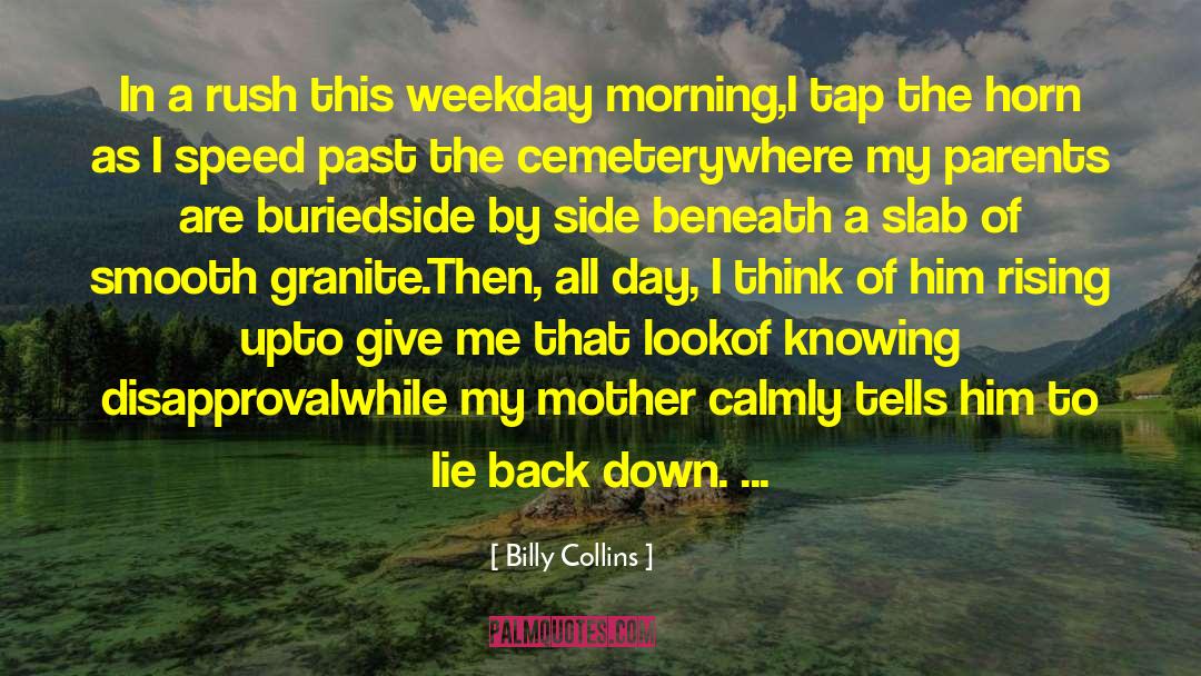 5830 Granite quotes by Billy Collins