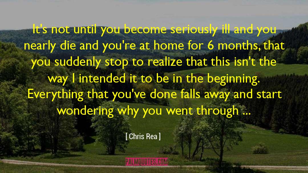 6 Months Clean quotes by Chris Rea