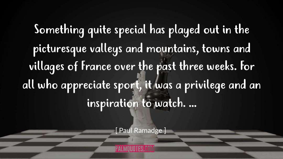 656 Sports quotes by Paul Ramadge