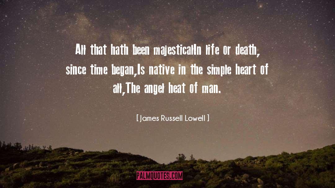 6666 Angel quotes by James Russell Lowell