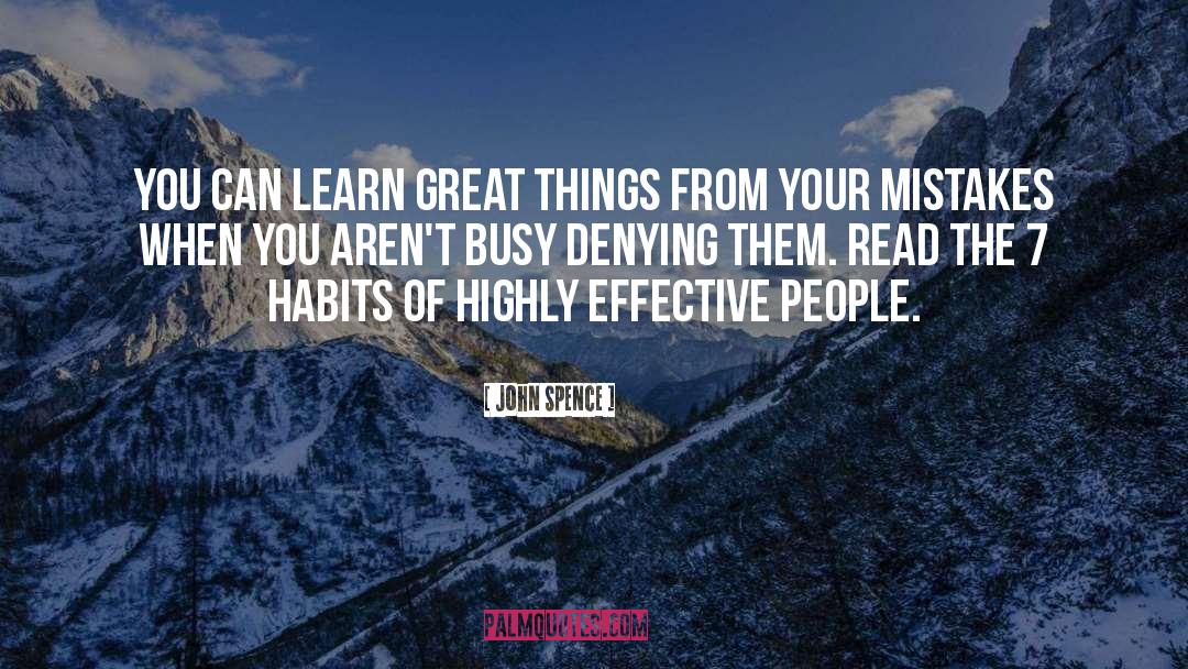7 Habits quotes by John Spence