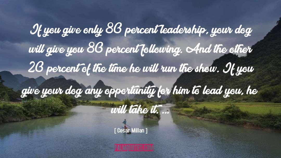 80 Percent quotes by Cesar Millan