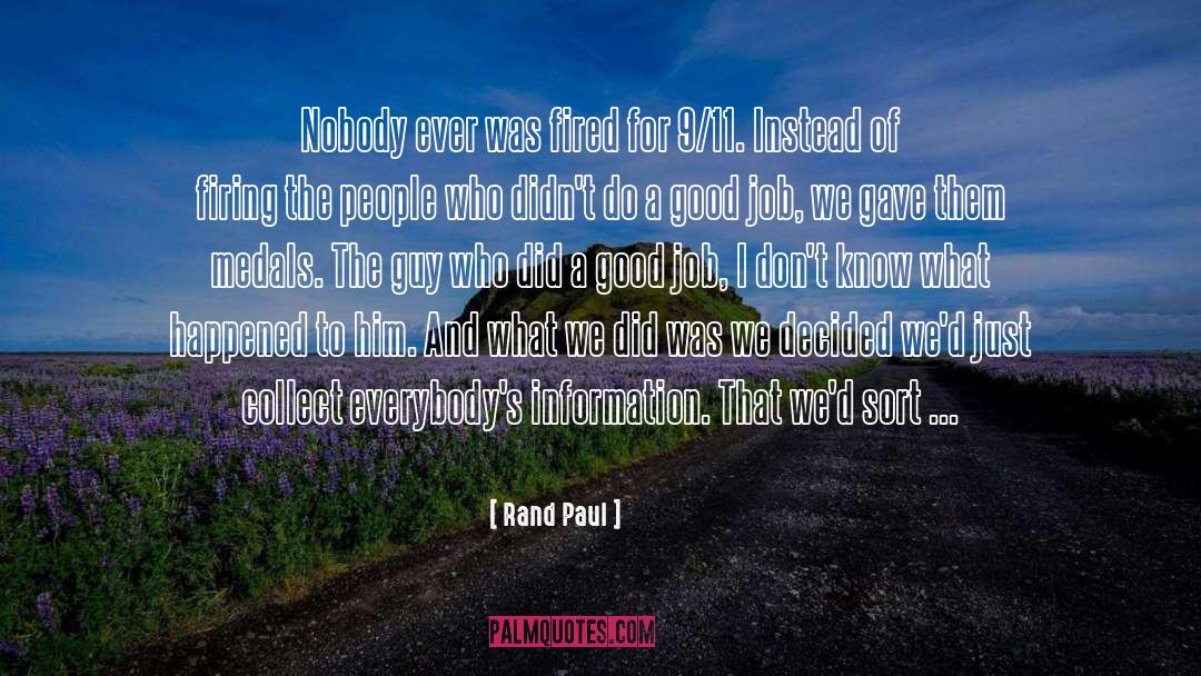 9 11 01 quotes by Rand Paul