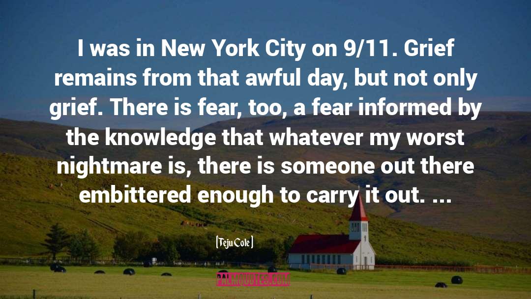 9 11 Conspiracy Theories quotes by Teju Cole