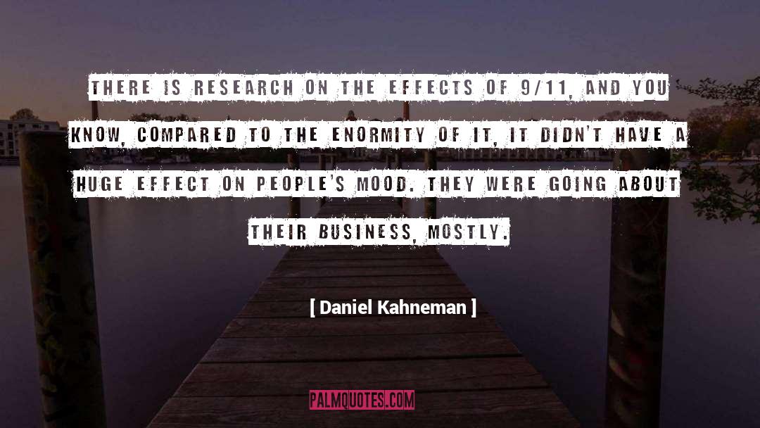 9 11 quotes by Daniel Kahneman