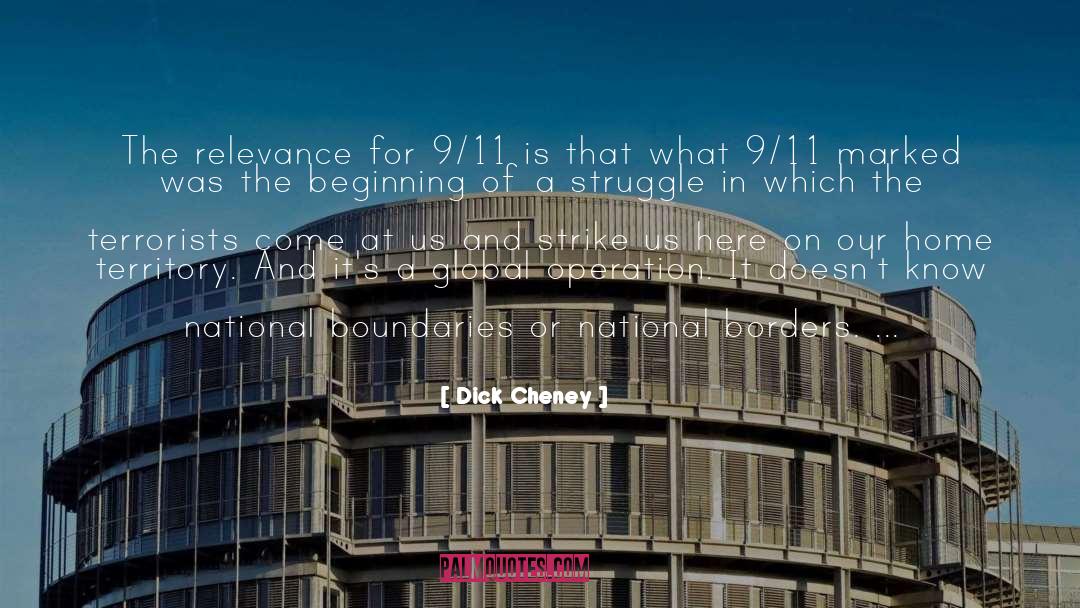 9 11 quotes by Dick Cheney