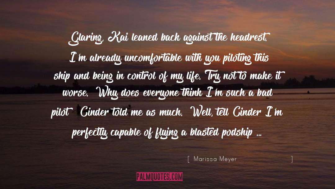 9 Week Control Freak quotes by Marissa Meyer