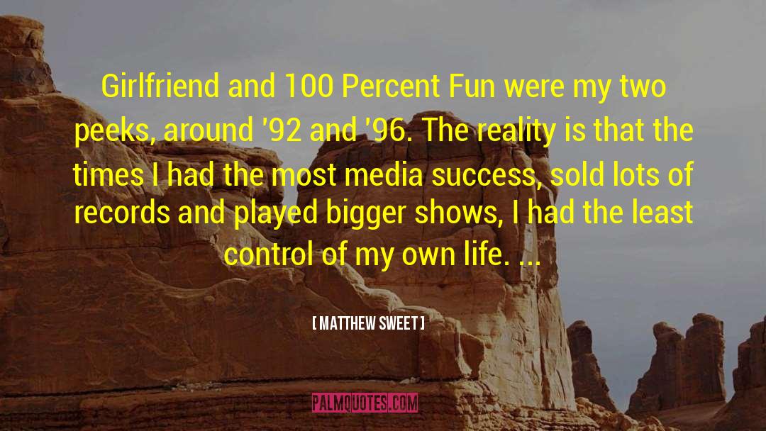92 quotes by Matthew Sweet