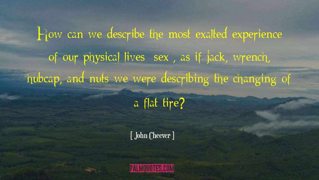 97s Tire quotes by John Cheever