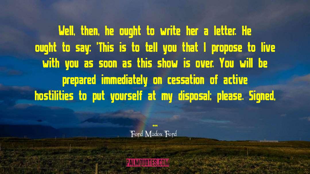 9th Monthsary quotes by Ford Madox Ford