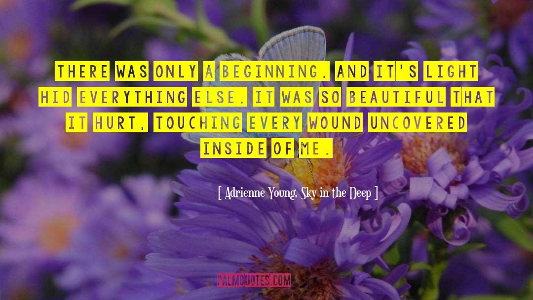 A Beautiful Wedding quotes by Adrienne Young, Sky In The Deep
