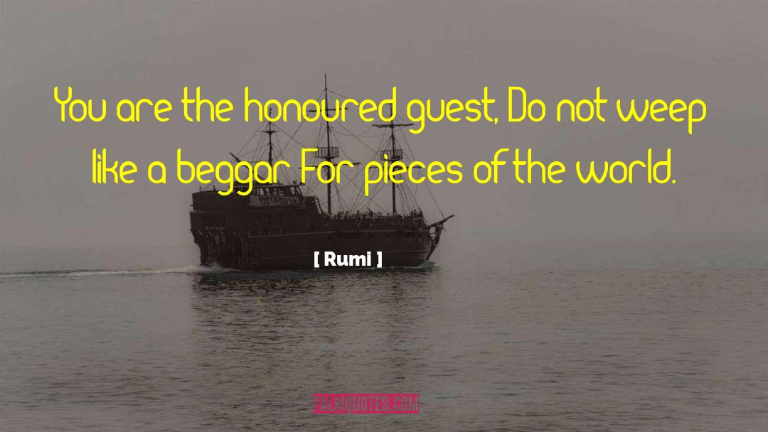 A Beggar quotes by Rumi