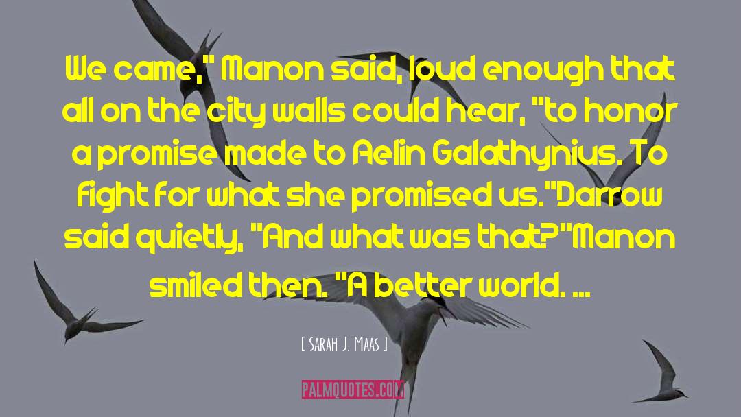 A Better World quotes by Sarah J. Maas