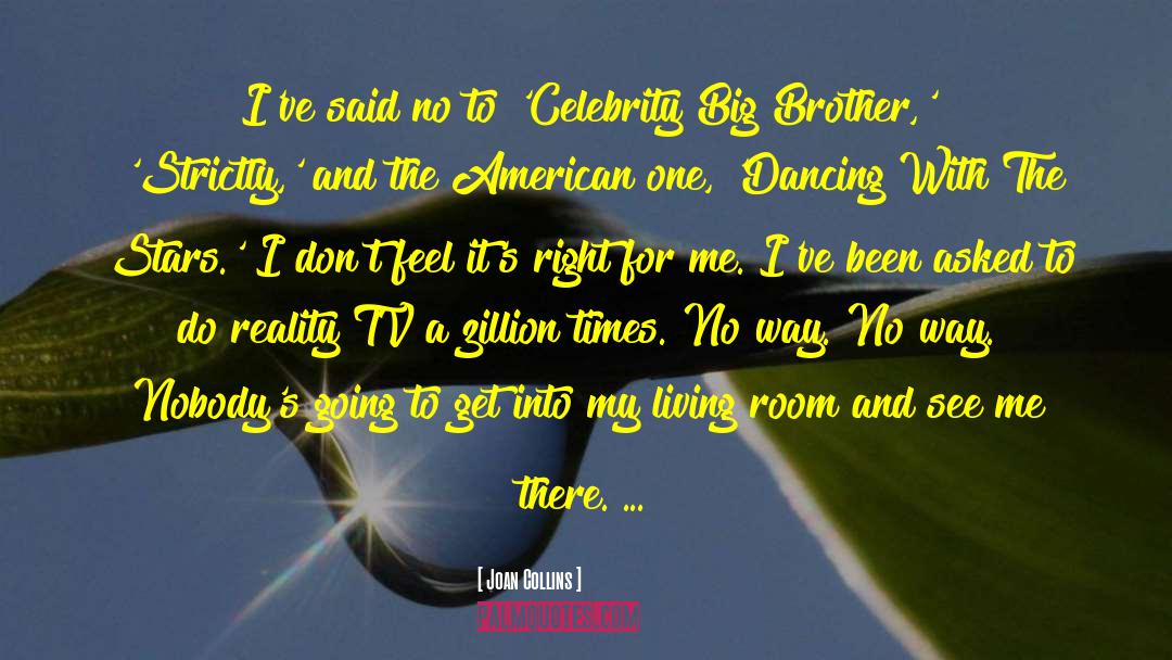 A Big Brother And Little Sister quotes by Joan Collins