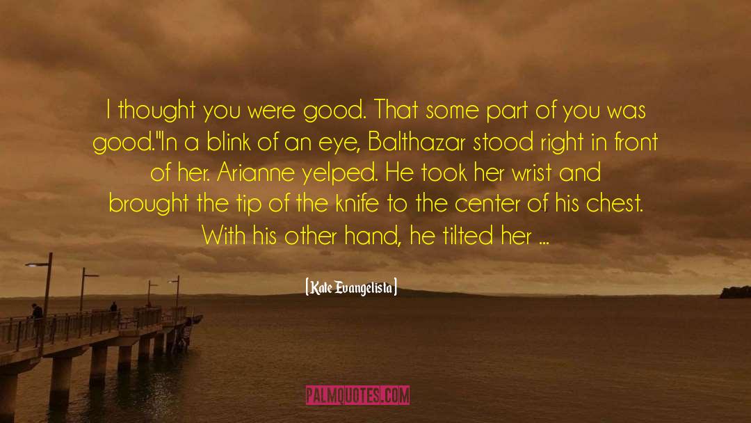 A Blink Of An Eye quotes by Kate Evangelista