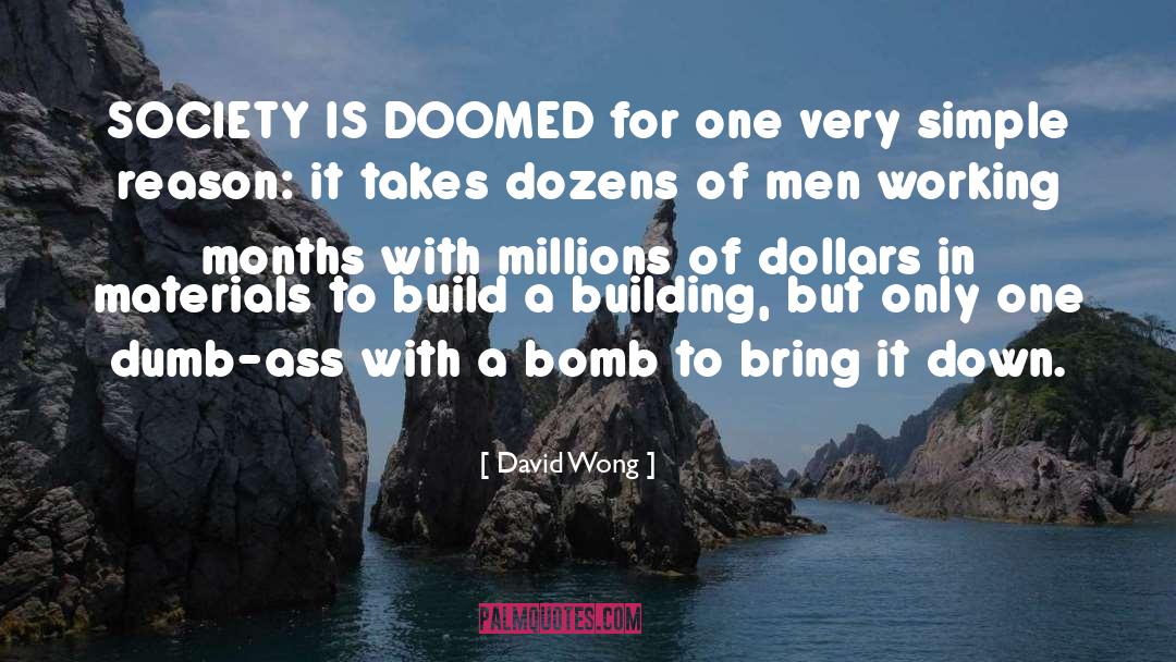 A Bomb quotes by David Wong