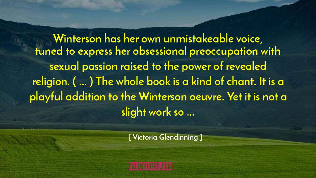 A Book Of Revelation quotes by Victoria Glendinning