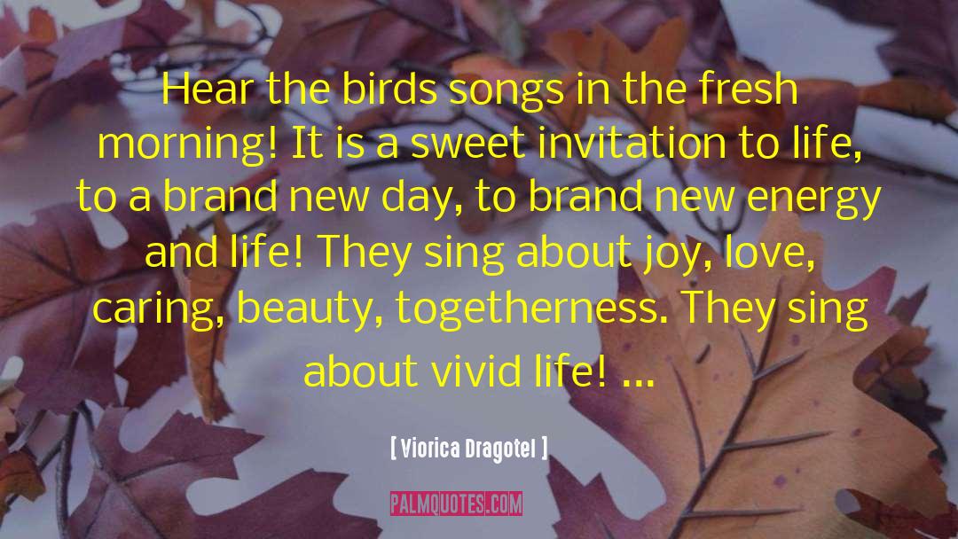 A Brand New Day quotes by Viorica Dragotel
