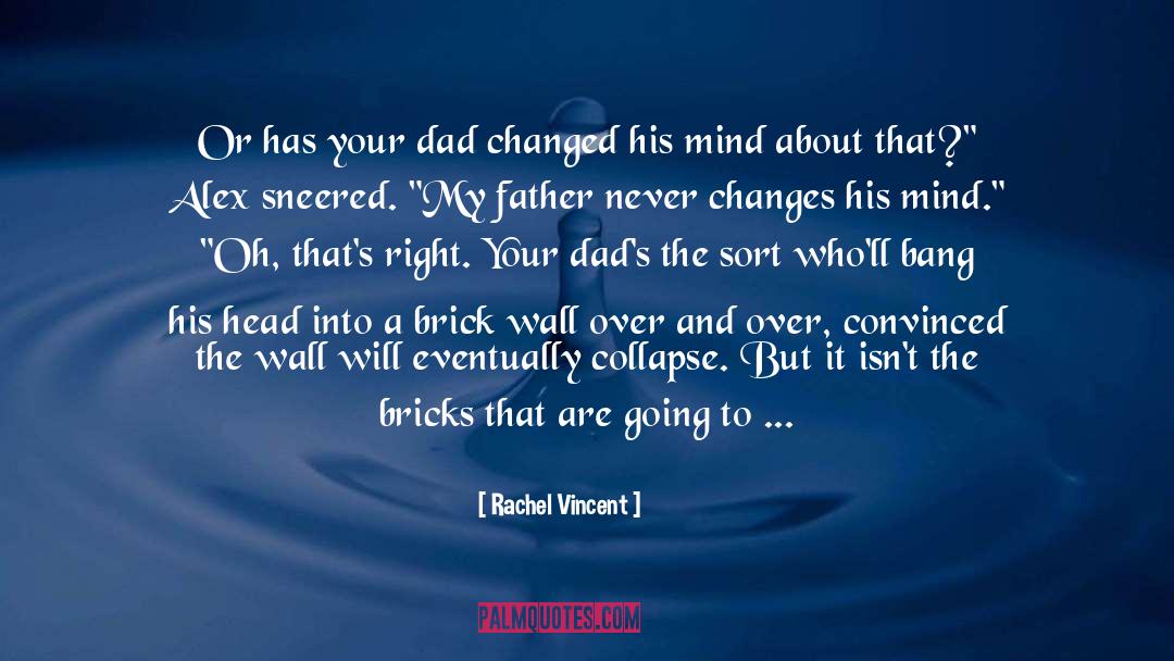 A Brick Wall quotes by Rachel Vincent
