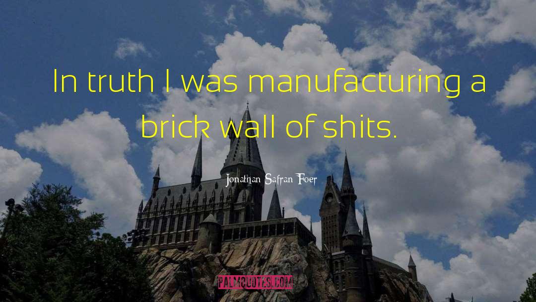 A Brick Wall quotes by Jonathan Safran Foer