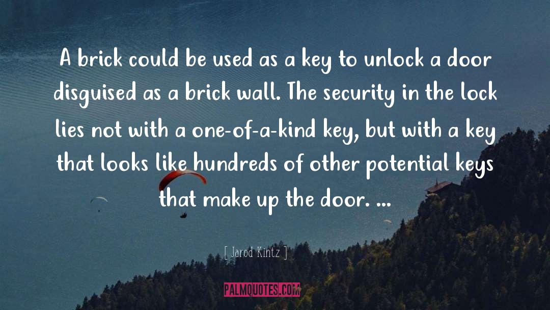 A Brick Wall quotes by Jarod Kintz