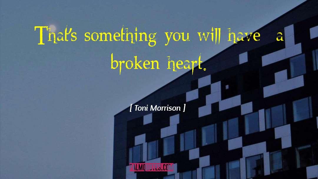 A Broken Novel quotes by Toni Morrison