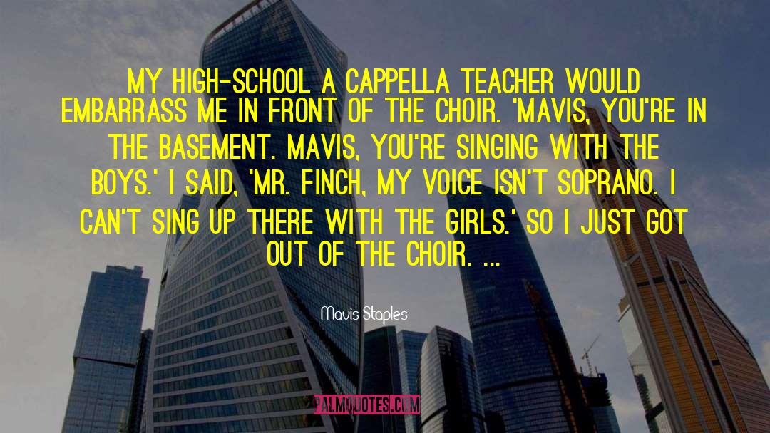 A Cappella quotes by Mavis Staples