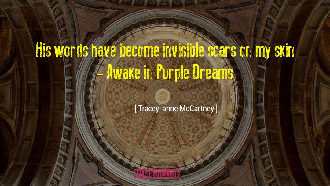 A Carpet Of Purple Flowers quotes by Tracey-anne McCartney