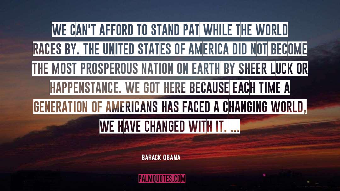 A Changing World quotes by Barack Obama