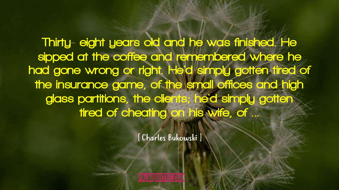 A Cheating Man Background quotes by Charles Bukowski