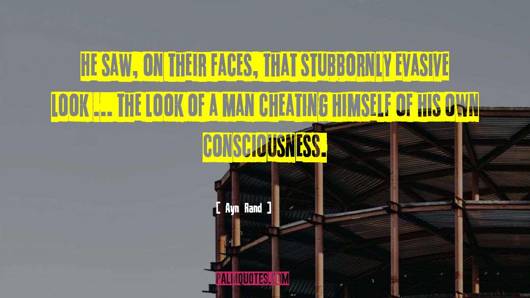 A Cheating Man Background quotes by Ayn Rand