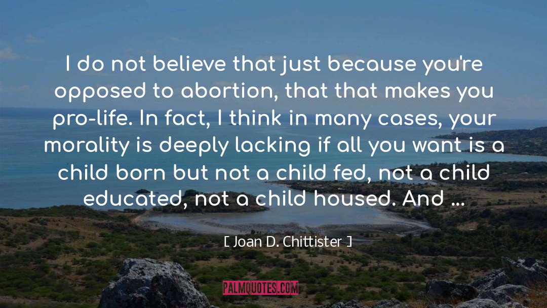 A Child quotes by Joan D. Chittister