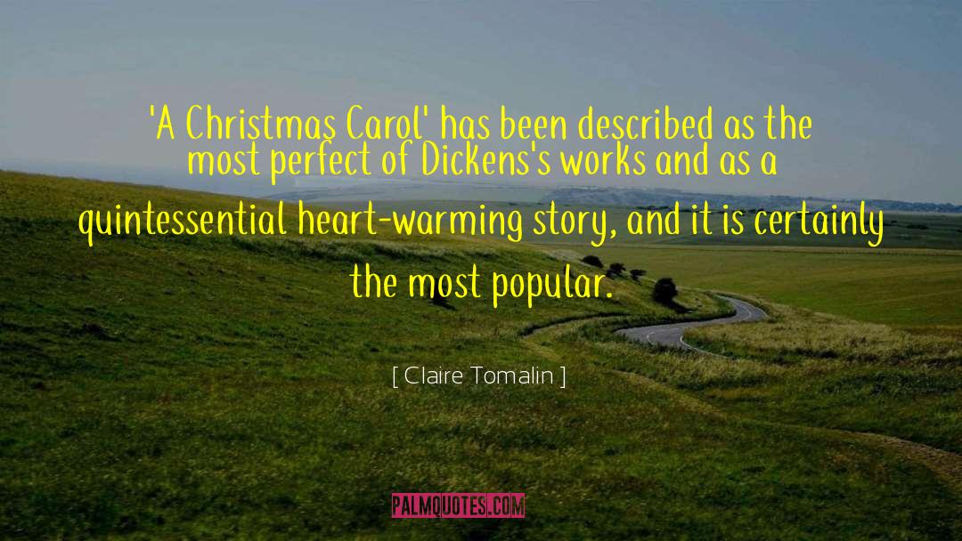 A Christmas Carol quotes by Claire Tomalin