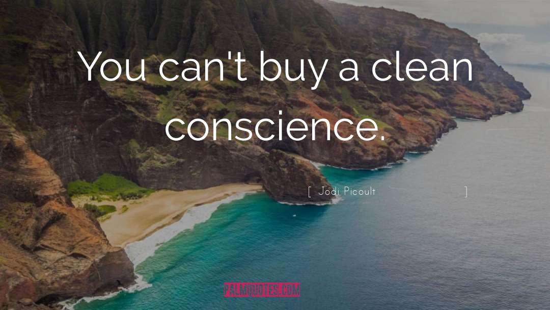 A Clean Conscience Never Relaxes quotes by Jodi Picoult