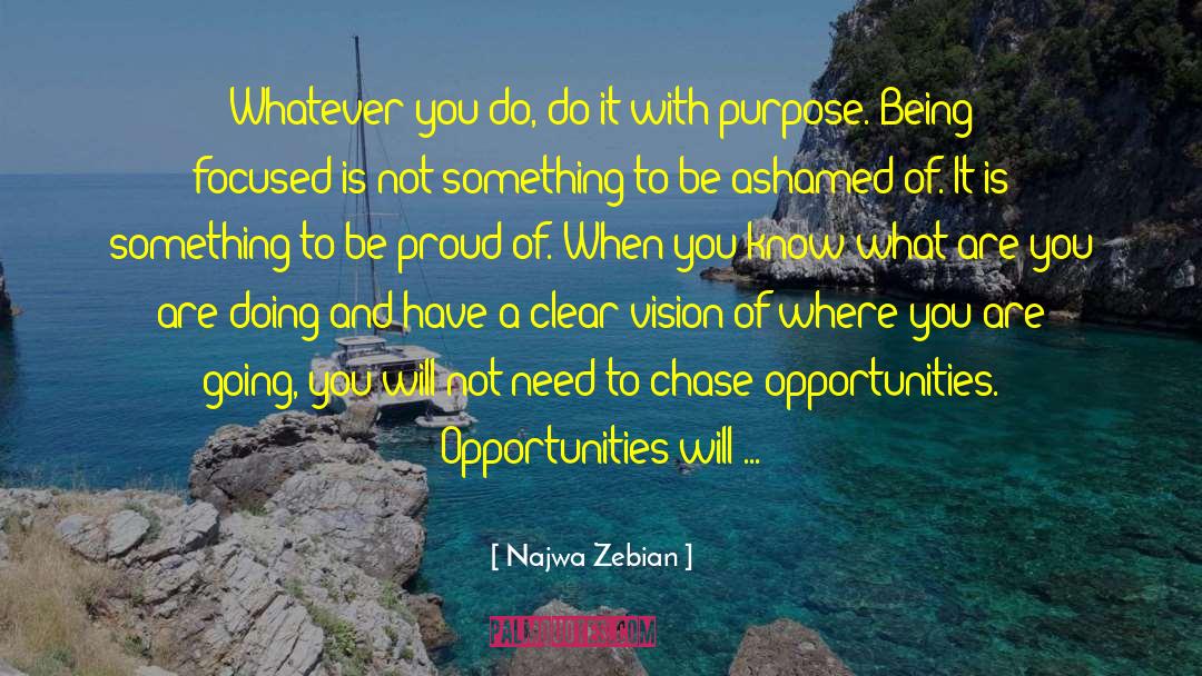 A Clear Vision quotes by Najwa Zebian