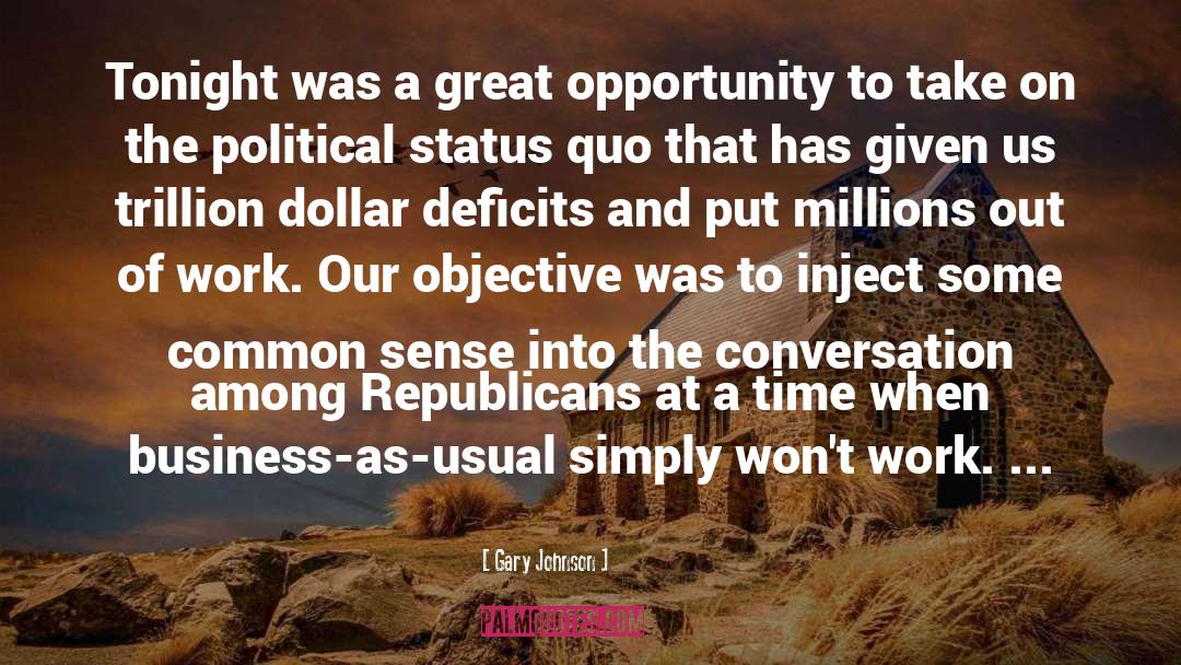 A Common Destiny quotes by Gary Johnson