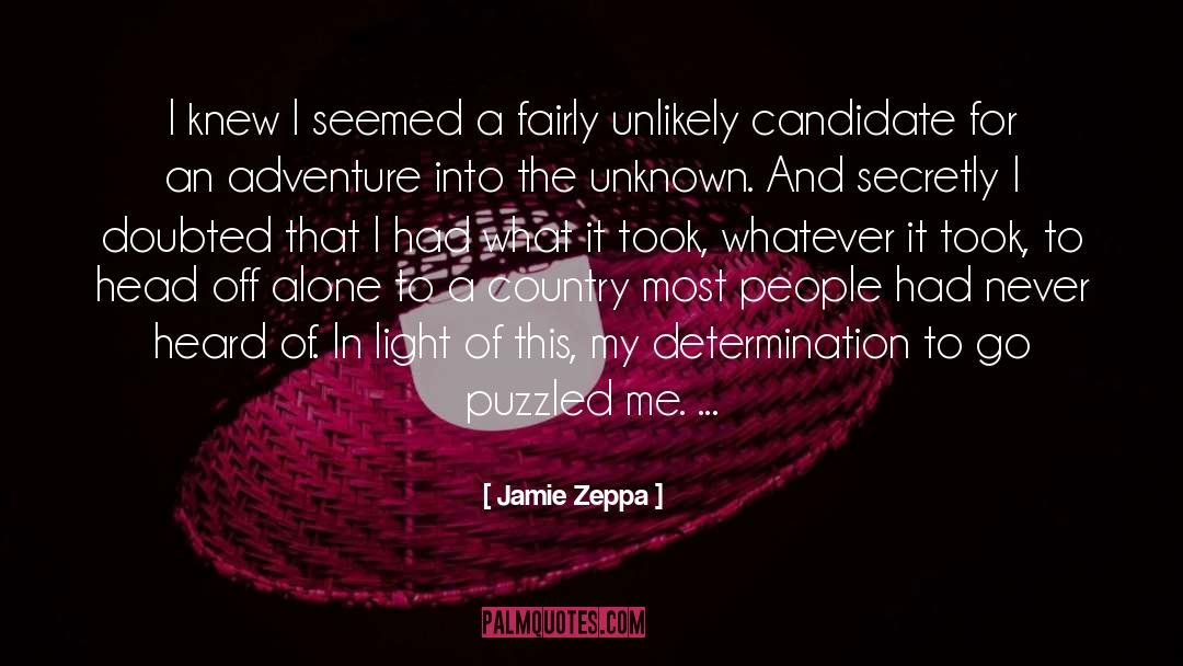 A Country quotes by Jamie Zeppa