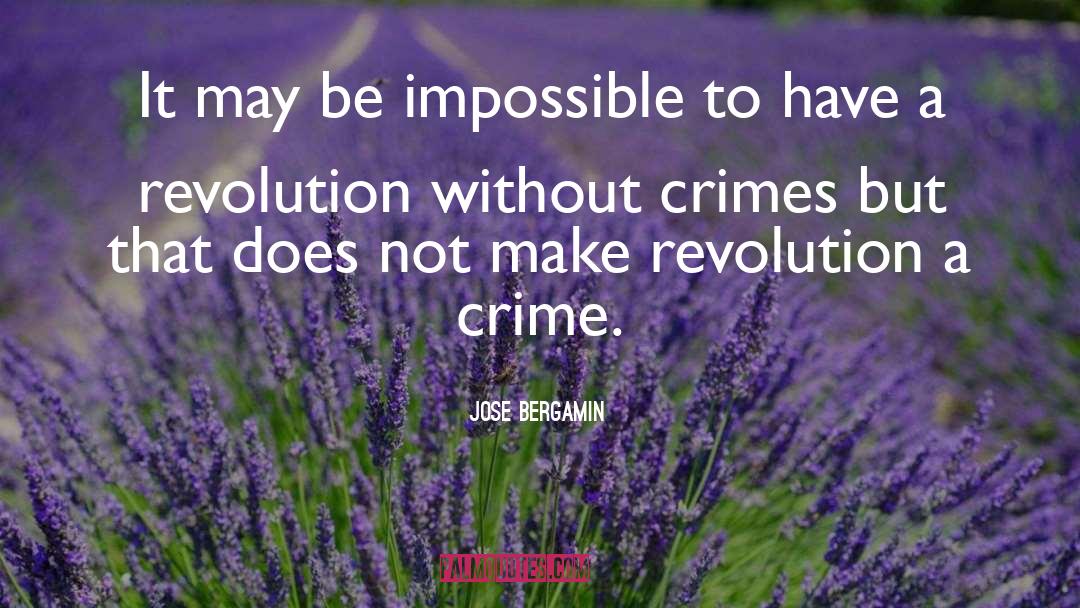 A Crime Without A Motive quotes by Jose Bergamin