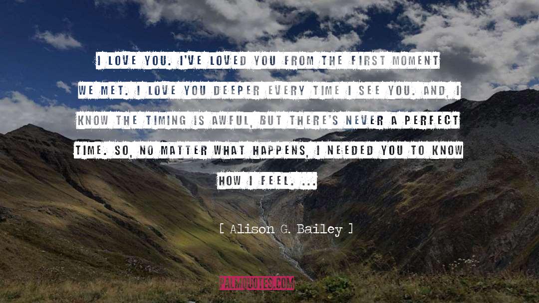 A Deeper Love Inside quotes by Alison G. Bailey