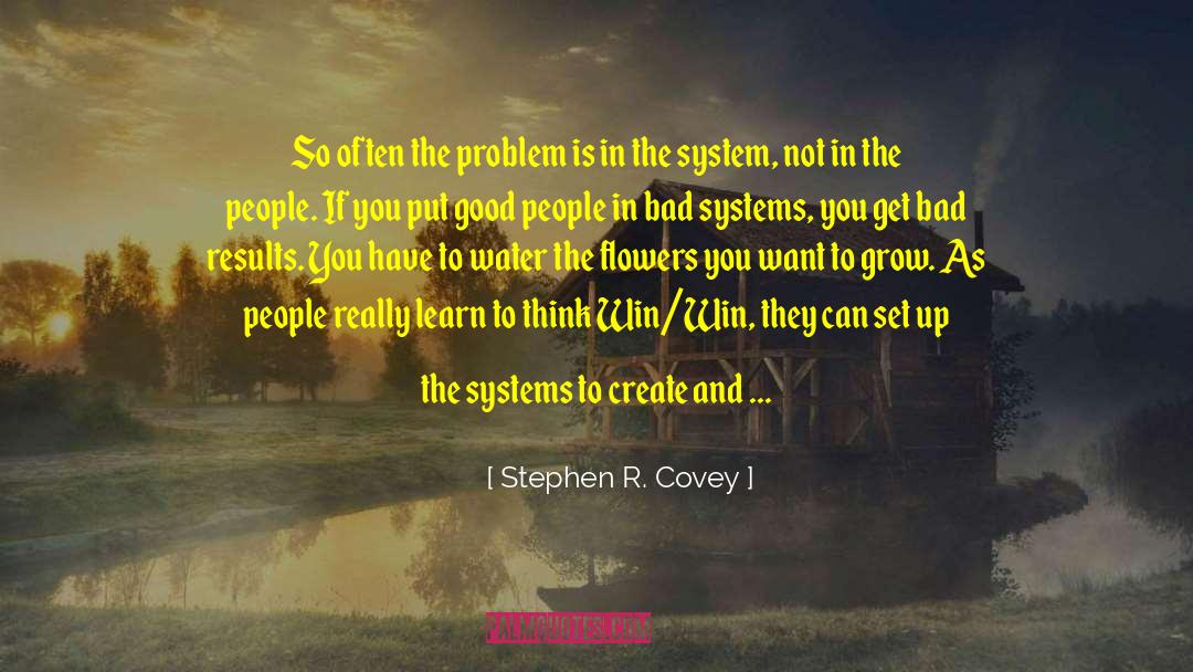 A Devine Set Up quotes by Stephen R. Covey