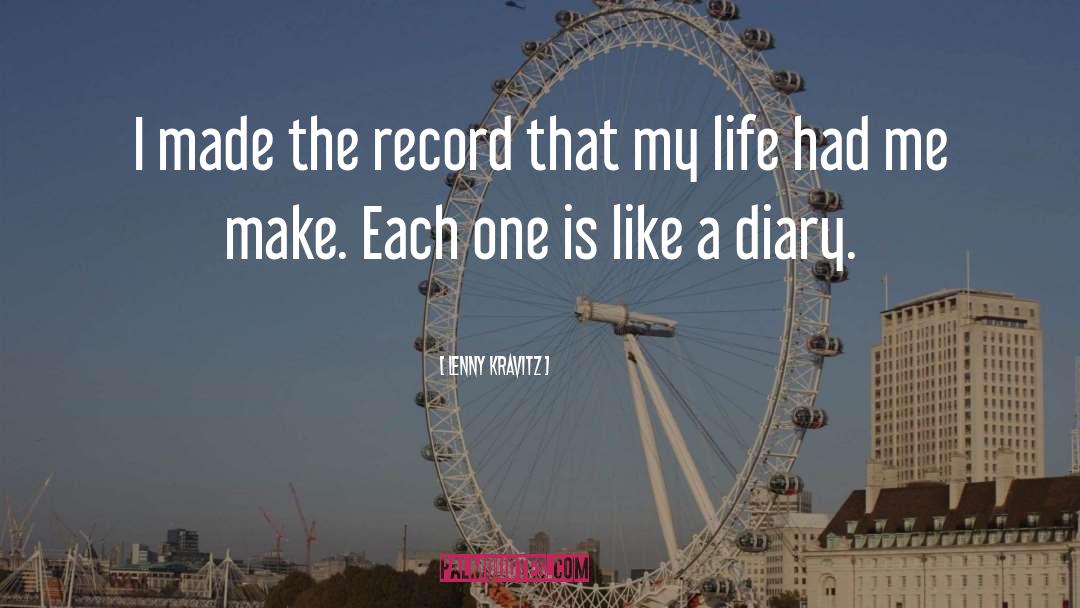 A Diary S House quotes by Lenny Kravitz